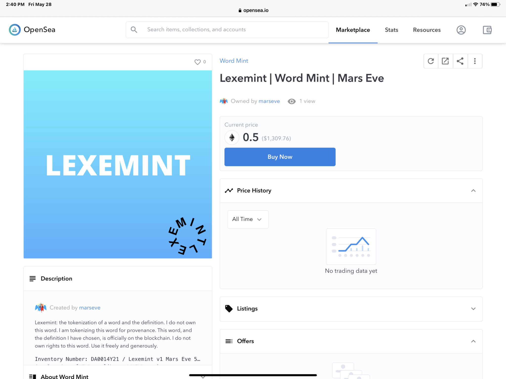 Lexemint Word Mint NFT MFND LABS ai art research